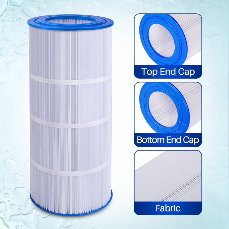 HydroClear™ PLF100A Pool & Spa Filter Cartridge 100 Sq. Ft. High-Flow REEMAY Filtration