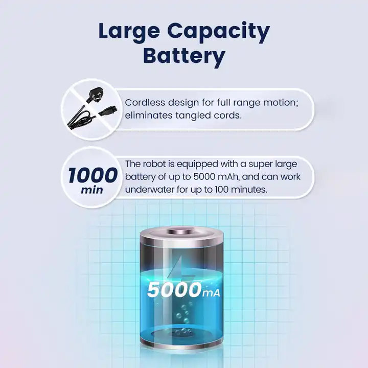 HydroClear™ Cordless Pool Robot Vacuum Automatic Rechargeable Pool & Spa Cleaner