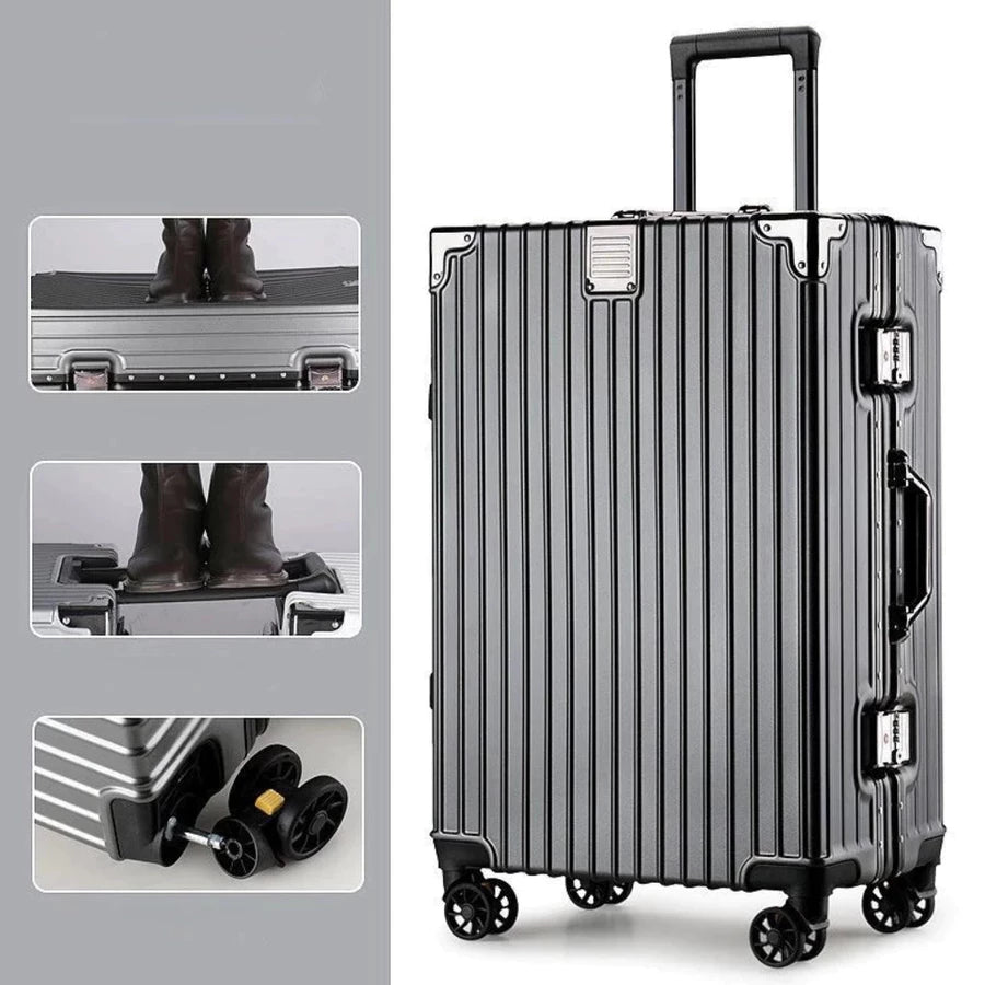 Nomox Vault  Aluminum Check In Luggage