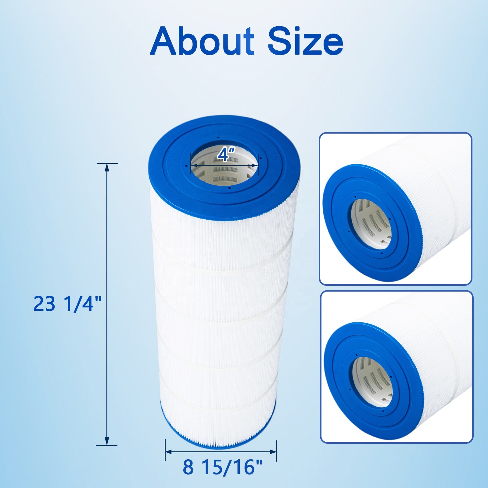 HydroClear BC-120 Pool Cartridge Filter – Compatible with UNICEL C-8412, PLEATCO PA120, FILBUR FC-1293