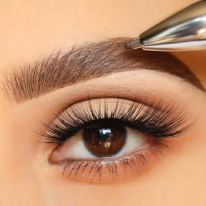 Multi-colored eyebrow pencil