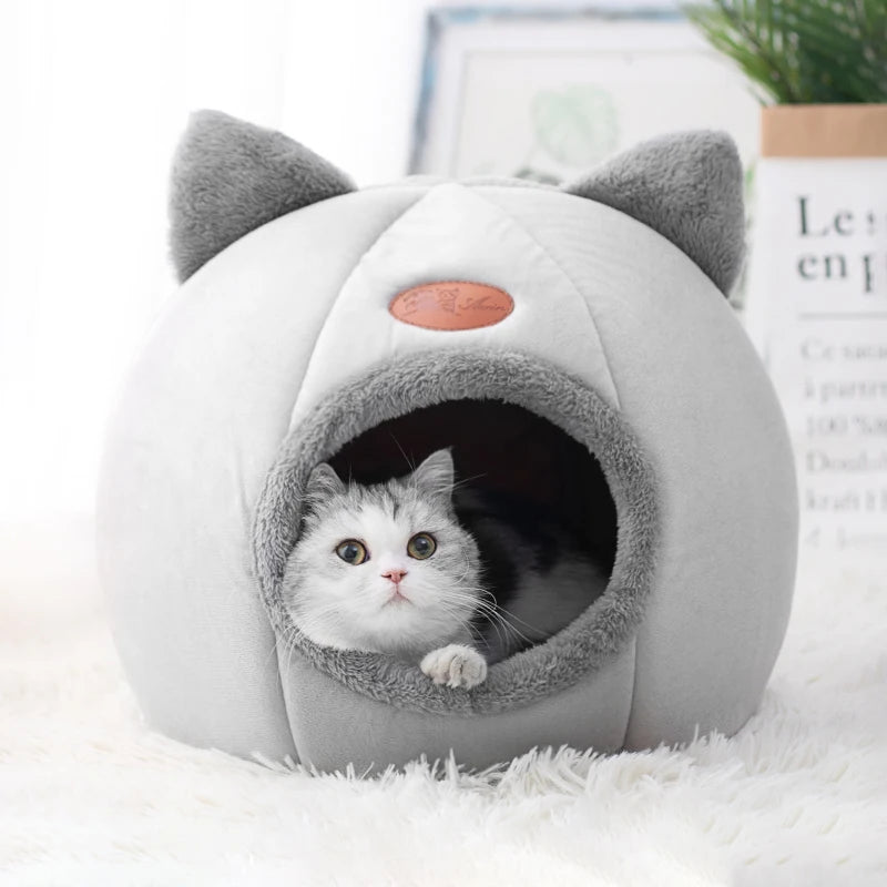 Winter Comfort Cat Bed & Small Dog House