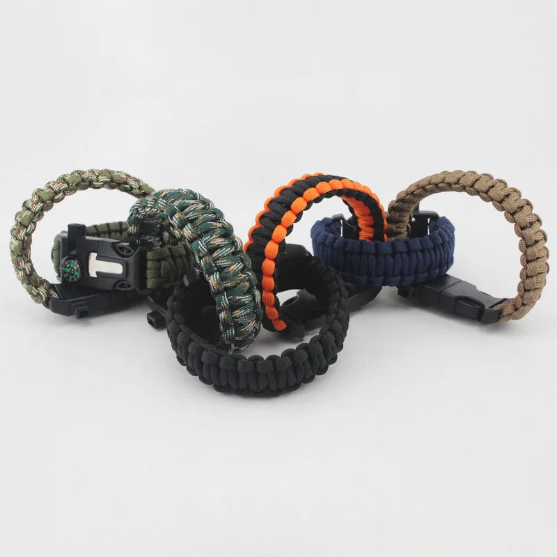 4-in-1 Emergency Survival Bracelet
