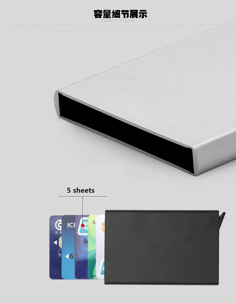 Minimalist Anti Theft Card Holder