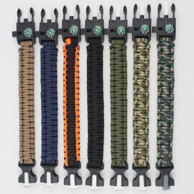 4-in-1 Emergency Survival Bracelet