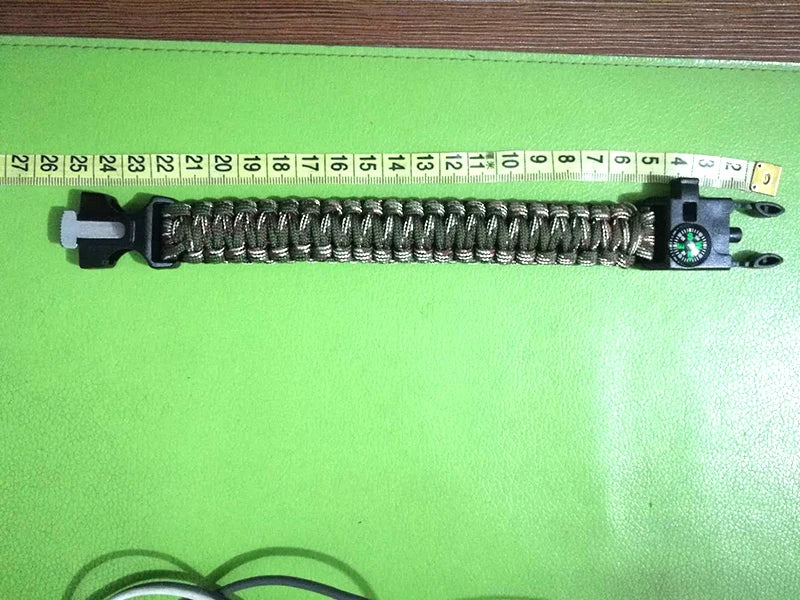 4-in-1 Emergency Survival Bracelet
