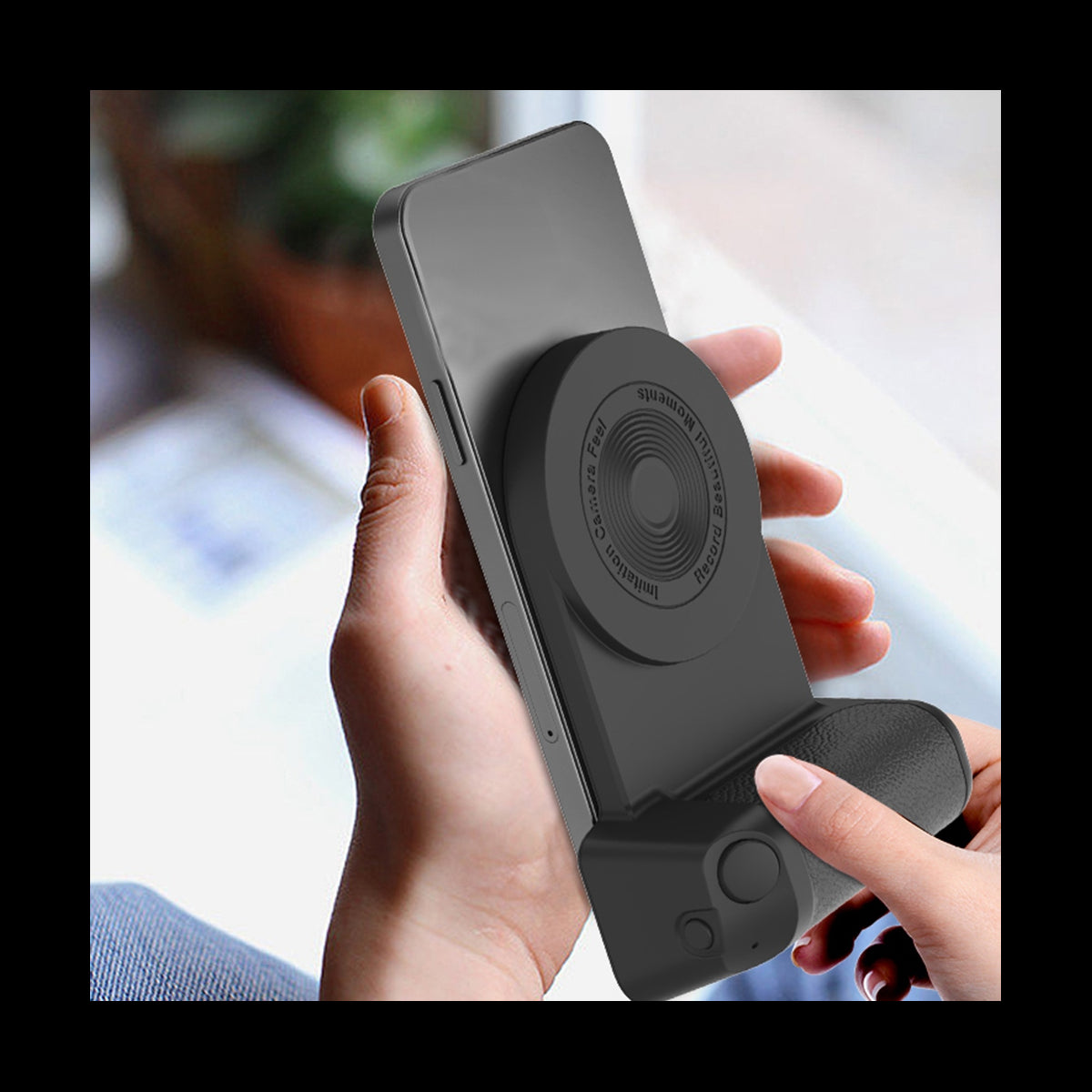 3-in-1 Camera Holder Grip with Wireless Charging