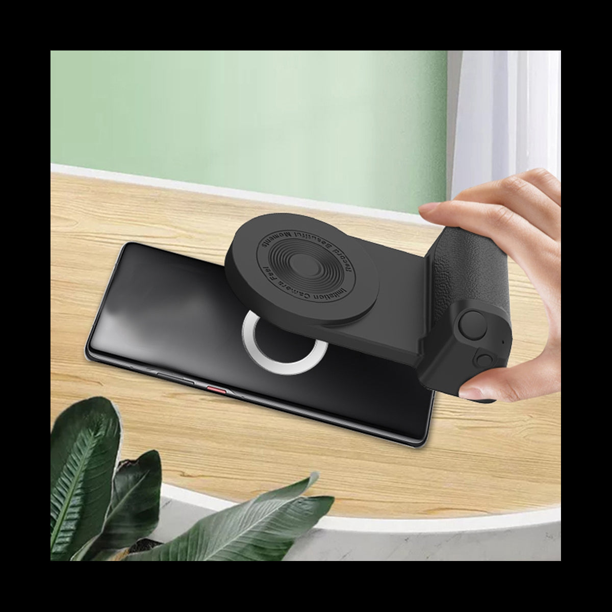3-in-1 Camera Holder Grip with Wireless Charging