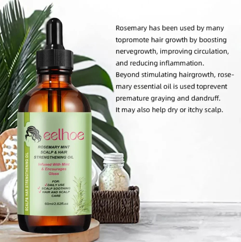 Hair Growth Strengthening Rosemary Mint Oil