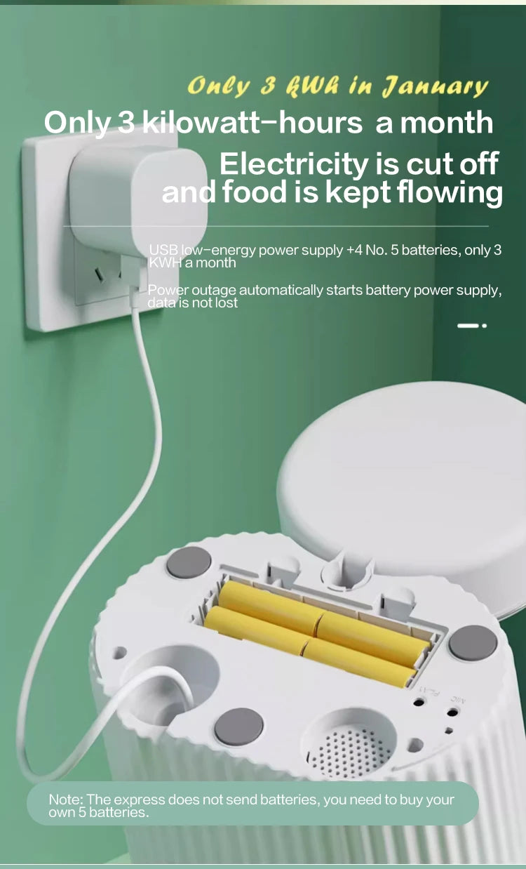 Smart WiFi Automatic Pet Feeder