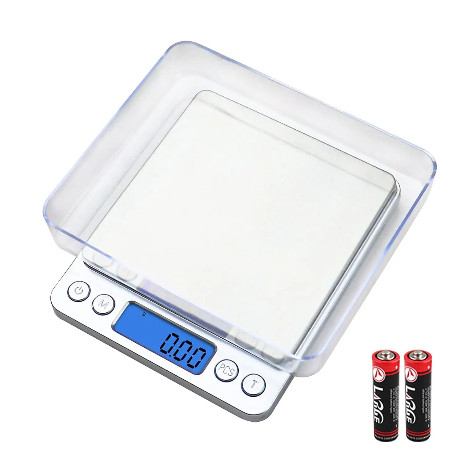 Digital Kitchen Scale - 500g/1kg/2kg/3kg Food & Jewelry Weight Scale