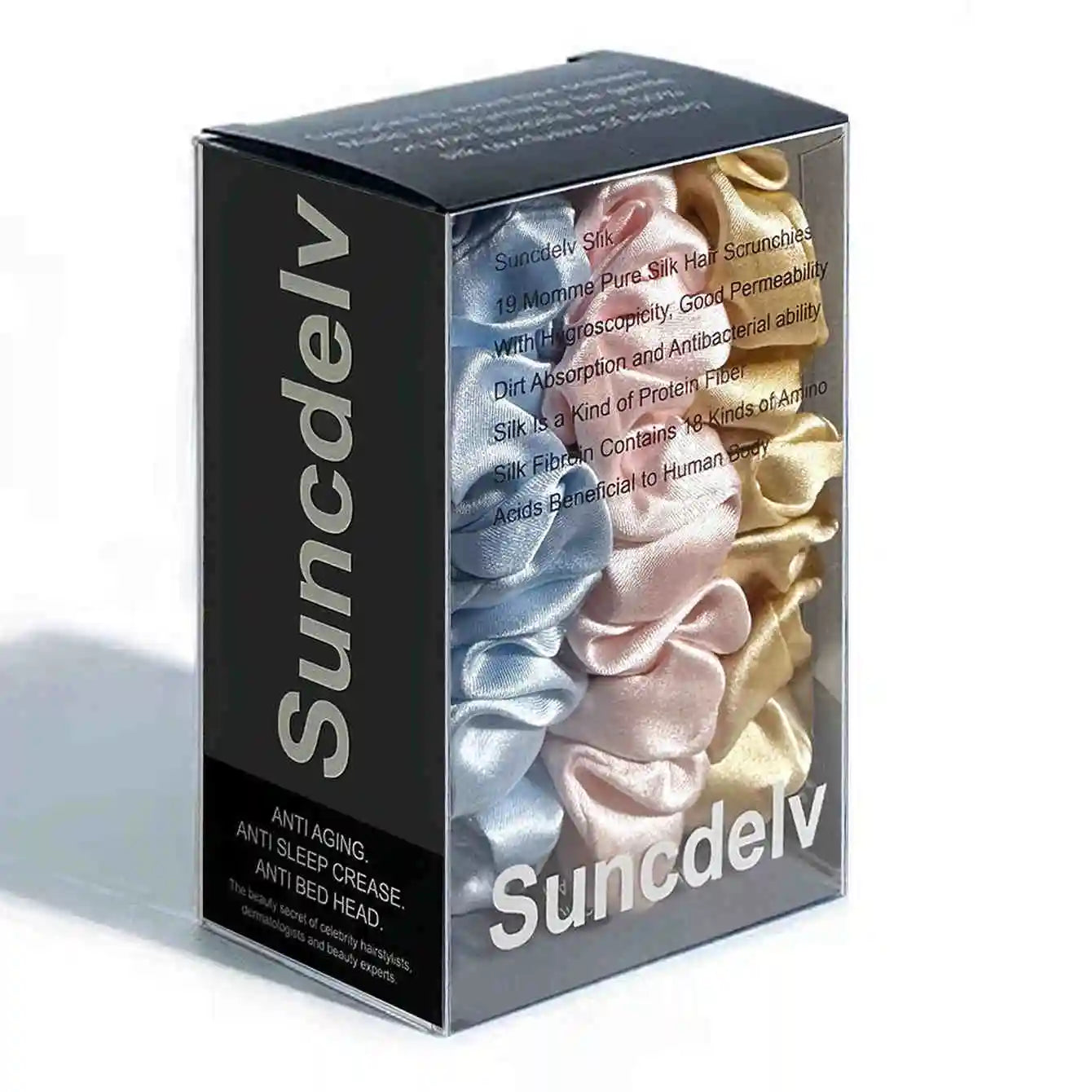 3PCS Mulberry Silk Hair Scrunchies