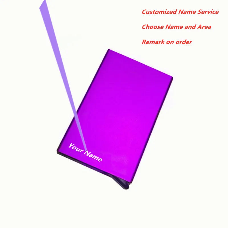 Minimalist Anti Theft Card Holder