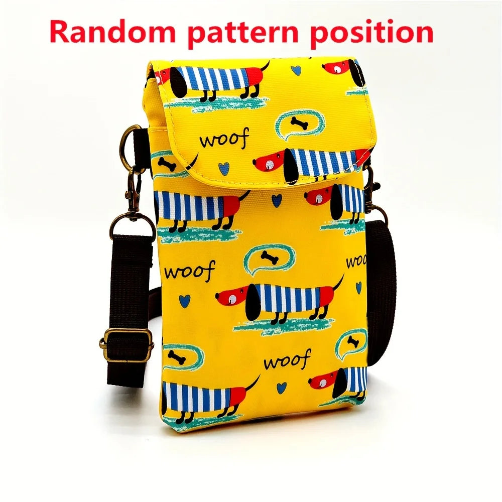Kawaii Cat Print Crossbody Bag