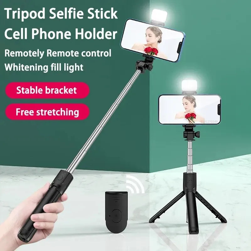 Monopod Remote Shutter with Fill Light