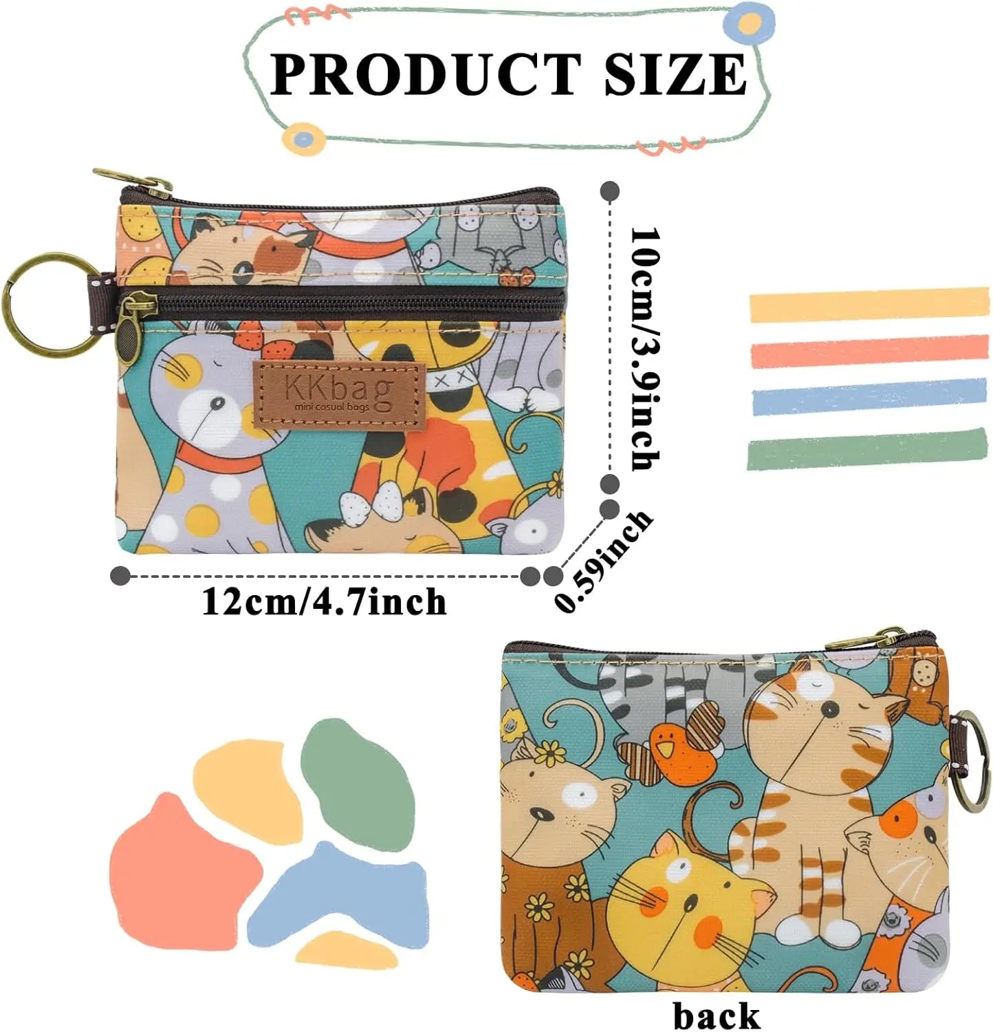 Cute Animal Zipper Wallet