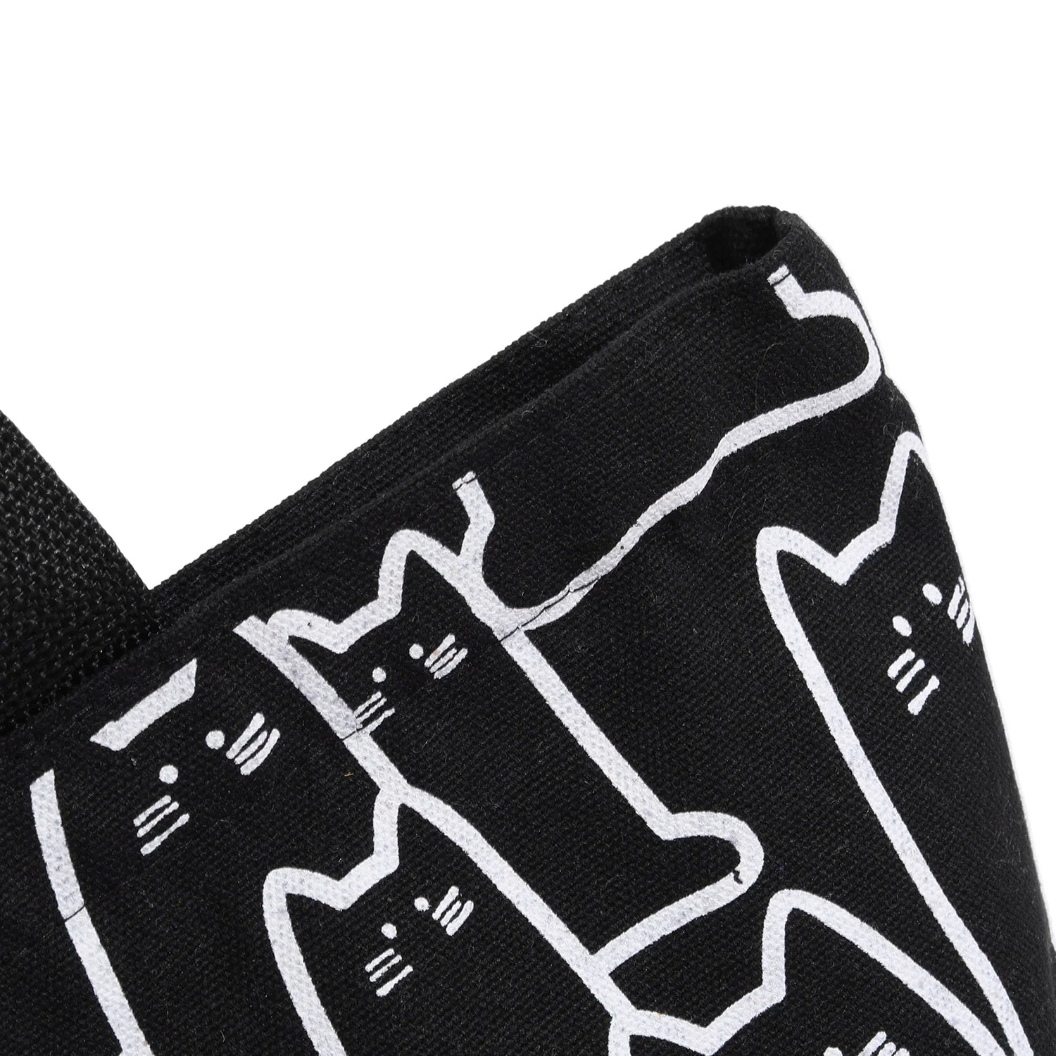 Canvas Cat Tote Handbag