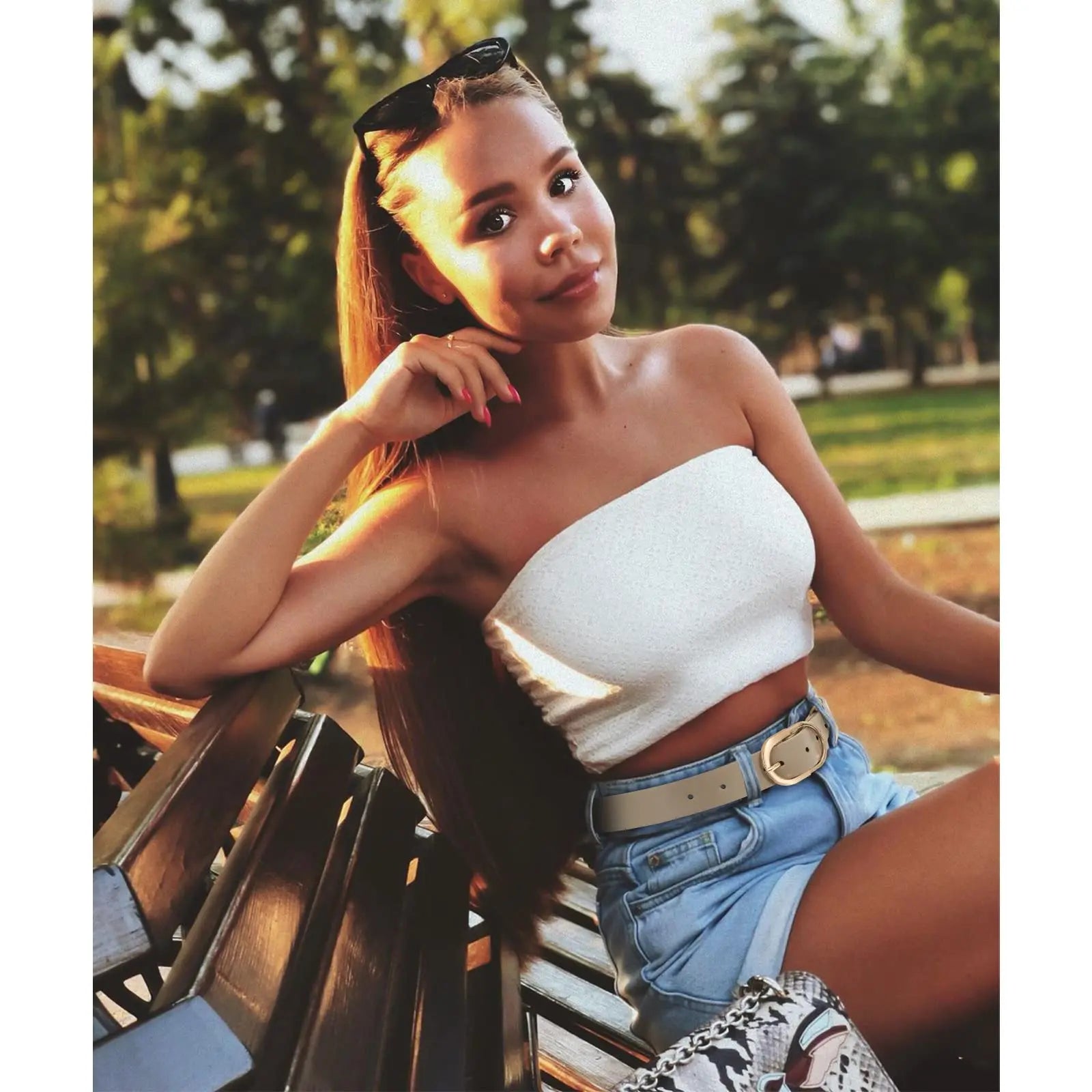 3 Pack Women's Belts for Jeans Pants