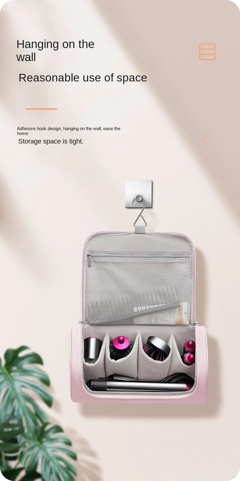 Portable Hideable Hair Dryer & Tools Storage Bag