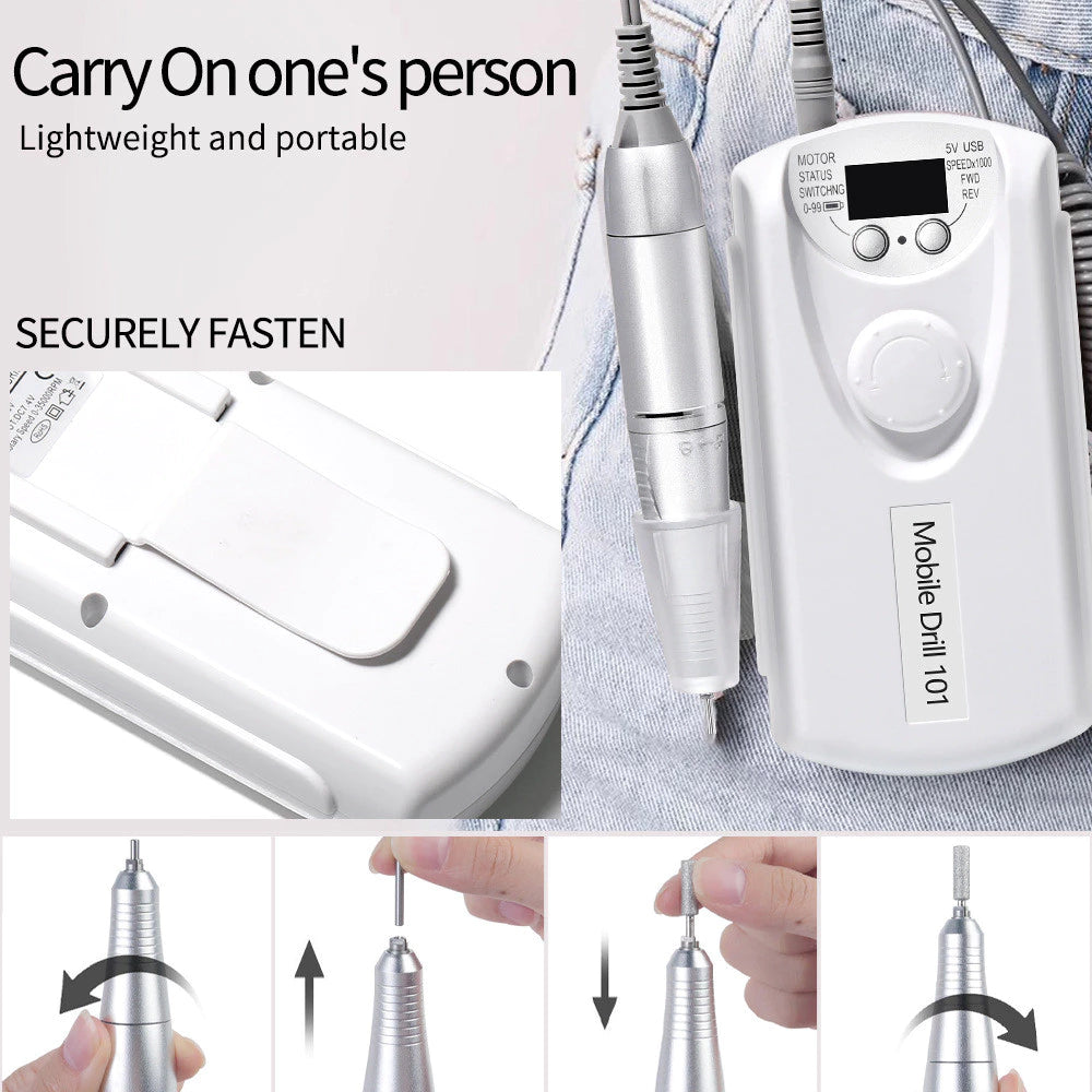 Portable Electric Nail Drill Machine