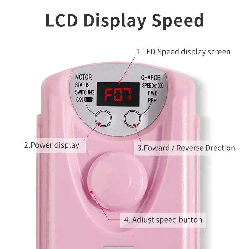 Portable Electric Nail Drill Machine